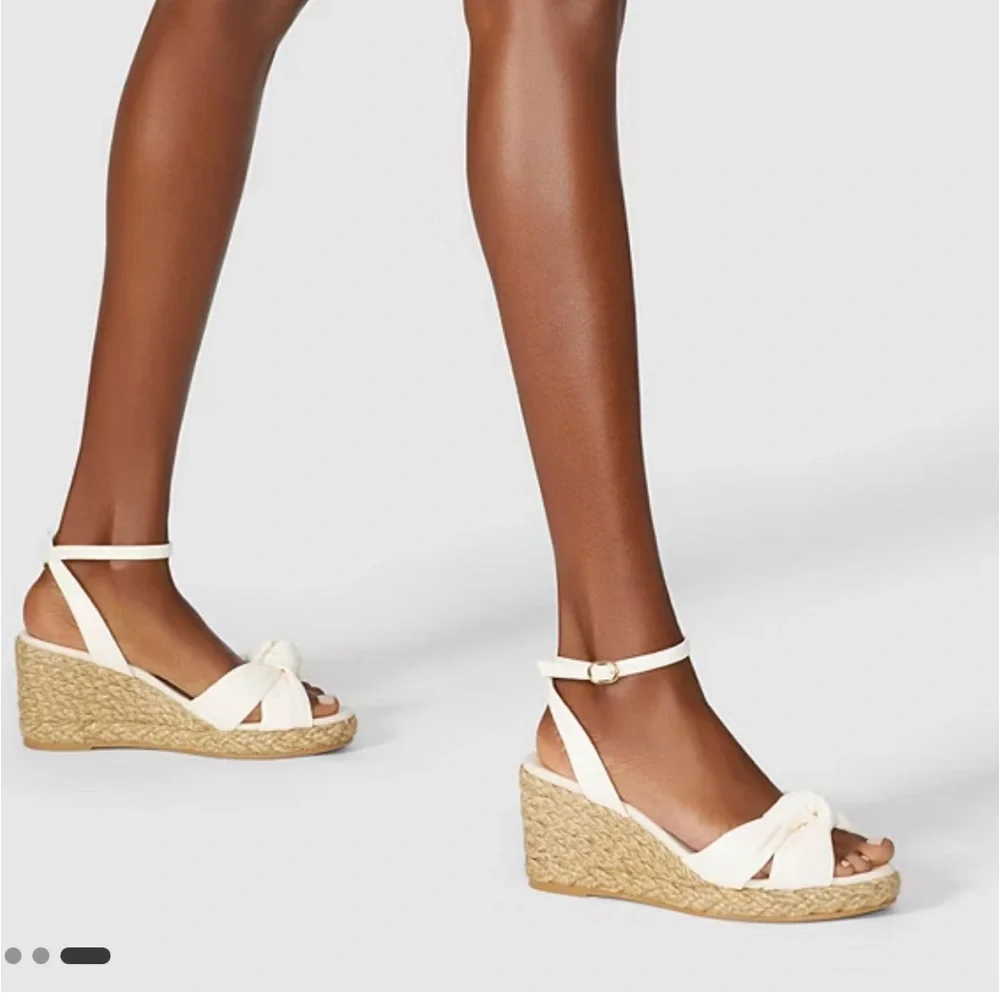 Stuart Weitzman Blue Espadrille Sandals New without box